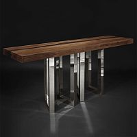 Original design sideboard table IL PEZZO 6solid woodashwenge