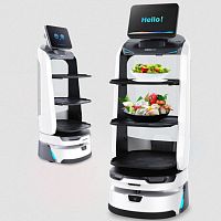 Food delivery robot LuckiBot Profor hotelfor hospitalfor restaurant