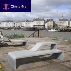 Contemporary table and bench set CANTEEN URBANfiber-reinforced concretehigh-performance concreteoutdoor