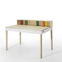 Free-standing desk TRAY contemporarywoodenstraight