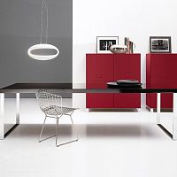 Contemporary table GEORGE oakwalnutash