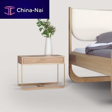 Contemporary bedside table PIEDMONT #1oakwalnutash