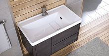 Built-in washbasin QUATTRO: 8100/8080/8060ceramicwith counterrectangular