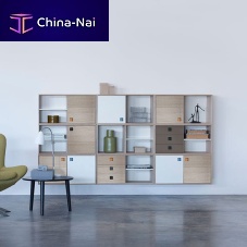 Wall-mounted shelf CHOICEmodularcontemporaryoak