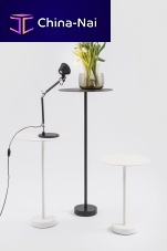Contemporary high bar table BINCAN painted metalmetal baseround
