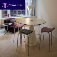Contemporary high bar table CONElaminateroundhome