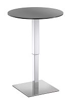 Contemporary table HALIFAXmetalroundadjustable-height