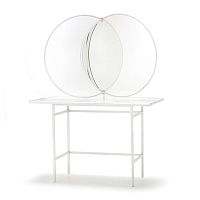 Contemporary dressing table OLYMPIAsteelglass