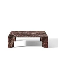 Contemporary coffee table Ordinalmarblemarble baserectangular