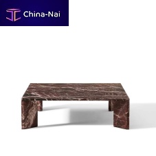 Contemporary coffee table Ordinalmarblemarble baserectangular