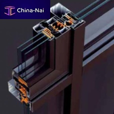 Stick system curtain wall STANDARDaluminum and glasshigh-resistancewith integrated insulation