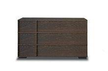 Contemporary chest of drawers PARK wooden3-drawerbrown