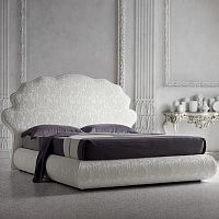 Double bed JASONtraditionalupholsteredwith headboard