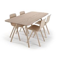 Contemporary table KALIoakashrectangular