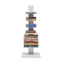 Free-standing bookcase SAPIENS contemporarysteelwhite