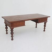 Traditional desk LURAH : I/7473wooden4-legged