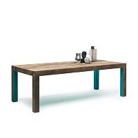 Contemporary table ZIO TOMwoodenwooden baserectangular