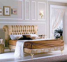 Tufted bed PRINCIPE doubletraditionalupholstered