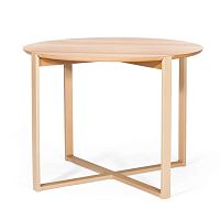 Contemporary side table Delta 726oakbeechoak base