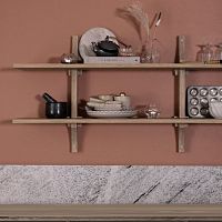 Wall-mounted shelf OPTICcontemporarywooden