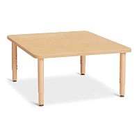 Contemporary table JCP251 seriesmaplelaminatepowder-coated steel base