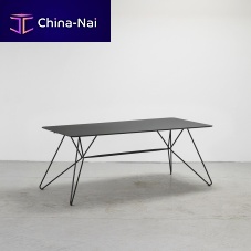 Contemporary dining table SKETCHmetalrectangularhome