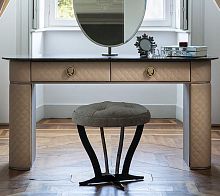 Contemporary dressing table PENELOPEwoodenleather1-seat
