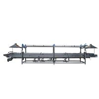 Steam industrial cooker CVcontinuouspastawith conveyor