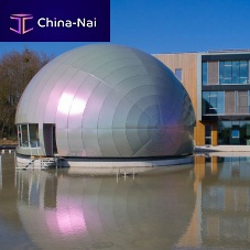 Pitched roofing MULTI-PURPOSE HALL CESBRONaluminumcompositemetal look