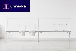 Contemporary table FOURREAL® A XL 74laminatesteel baserectangular