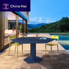 Contemporary dining table HEXAGONEoaksolid woodlacquered wood