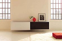 Wall-mounted sideboard CUBEcontemporarymetal