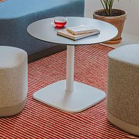 Contemporary coffee table IRONoakHPLmelamine
