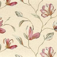 Upholstery fabric MAGNOLIA for curtainfloral patternpolyester