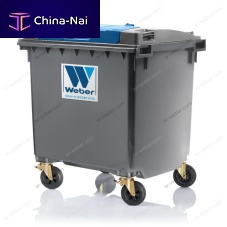 HDPE waste container MGB 1100 L FL LILfor urban wastefor household wastefor paper