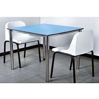Contemporary table TV INOXHPLrubberstainless steel base