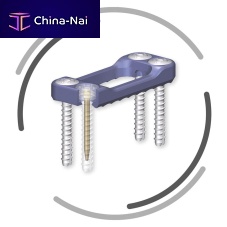 Thoraco-lumbar arthrodesis plate CONTACTanterolateraltitanium