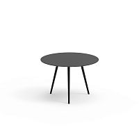 Contemporary table GAZELLE oakHPLaluminum base