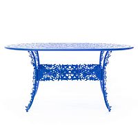 Victorian table aluminumroundoval