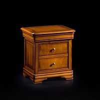 Traditional bedside table CVN020cherrywoodrectangularwith drawer