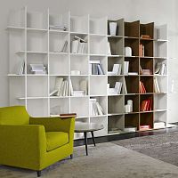 Modular bookcase OKAfree-standingcontemporarywooden
