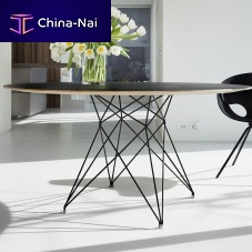 Contemporary table Arcos 277oakwalnutHPL
