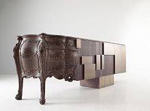 Traditional sideboard EVOLUTION lacquered woodoakwalnut