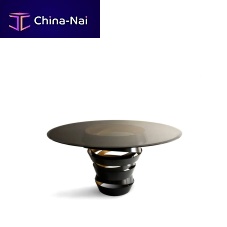 Contemporary table INTUITIONglassround
