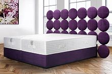 Double bed 1051contemporaryupholsteredwith upholstered headboard