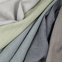 Striped sheer curtain fabric ABROADrecycled polyesterorganicfire-retardant