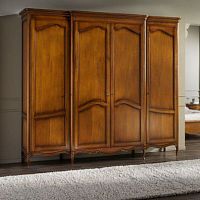 Traditional wardrobe 7144woodenwith swing doors