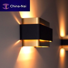 Art Deco style wall light AMBindooraluminumrectangular