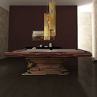 Original design pool table Caliope homewoodenslate