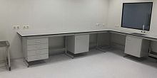 Contemporary table steelresinsteel base